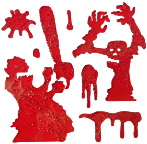 Halloween Window Gel Clings Ghost Pumpkin Bat Witch Cat Boo Blood Decal Stickers for Halloween Home Party Window Decorations