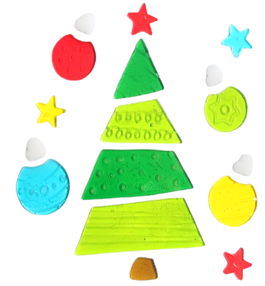 Christmas Gel Window Clings - Xmas Santa Claus Snowman Snowflake Penguin Christmas Tree Gift Window Stickers for Kids