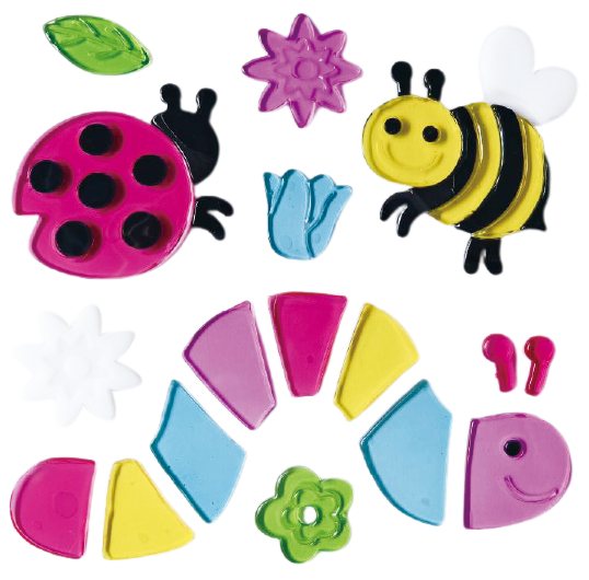 Spring Window Clings Gel, Jelly Window Stickers for Glass Refrigerators Home, Welcome Spring Window Decorations - Flowers Butterflies Bird, Kids‘ Love