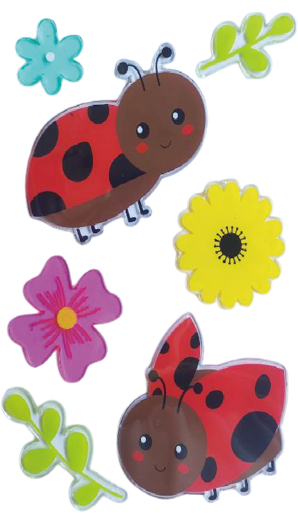Spring Window Clings Gel, Jelly Window Stickers for Glass Refrigerators Home, Welcome Spring Window Decorations - Flowers Butterflies Bird, Kids‘ Love