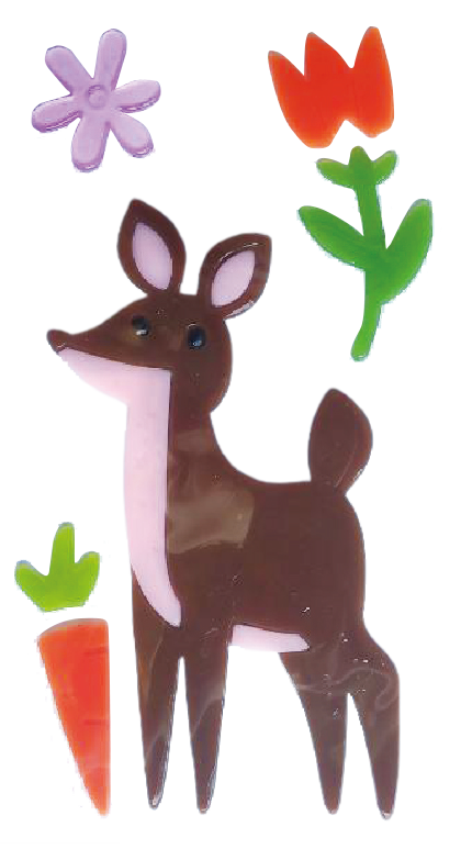 Spring Window Clings Gel, Jelly Window Stickers for Glass Refrigerators Home, Welcome Spring Window Decorations - Flowers Butterflies Bird, Kids‘ Love