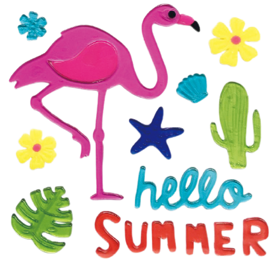 Spring Window Clings Gel, Jelly Window Stickers for Glass Refrigerators Home, Welcome Spring Window Decorations - Flowers Butterflies Bird, Kids‘ Love