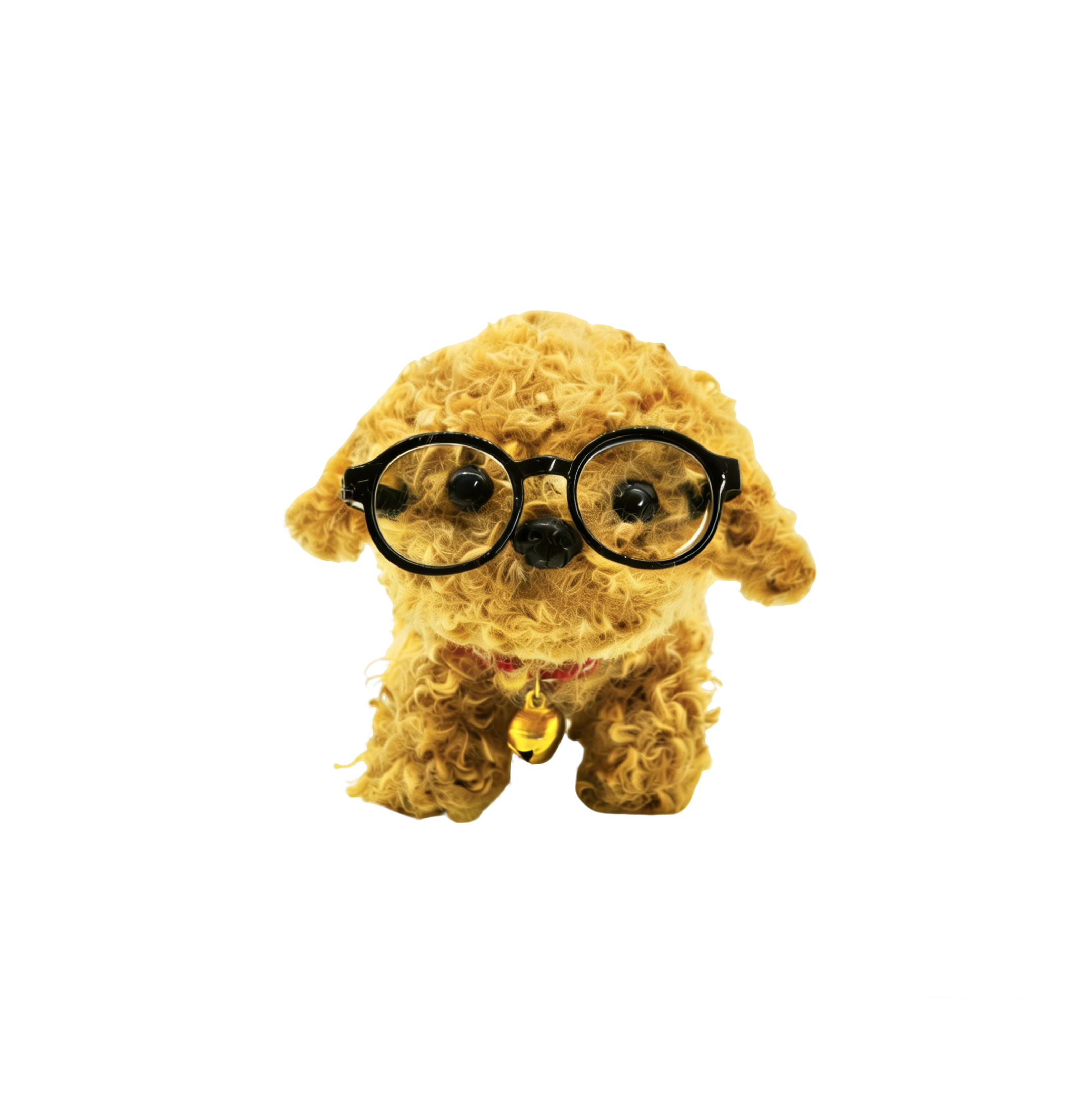 Pipe Cleaners Dog Craft Kit, Cute Teddy Puppy Chenille Stems DIY Set with Glasses & Bell, Creative Room Decor Art Supplies, Bulk Craft Kit for Kids & Adults, Unique Dog Lover Gift