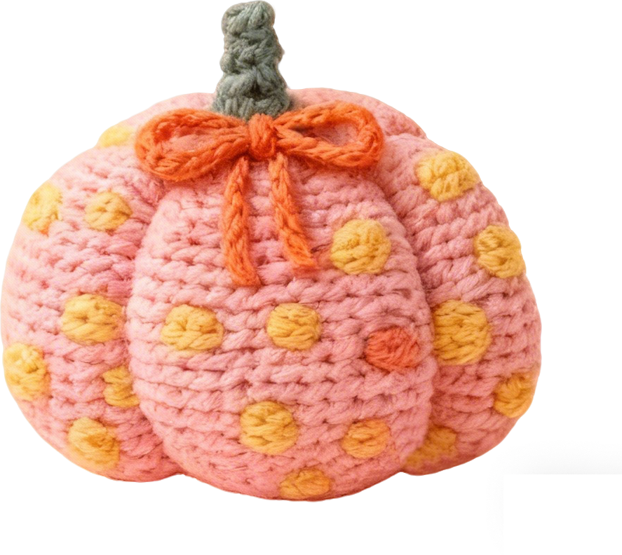  Crochet Pumpkin Kit, Fall Amigurumi Set with Flower, Checkerboard, Star & Polka Dot Pumpkins, DIY Crochet Kit for Beginners with Yarn, Hook & Instructions, Cute Autumn Halloween Thanksgiving Decor Craft Gift for Adults