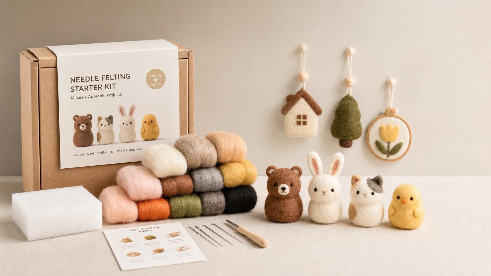 What Are Wool Needle Felting Kits and What Should Beginners Look For? What Are Wool Needle Felting Kits and What Should Beginners Look For?