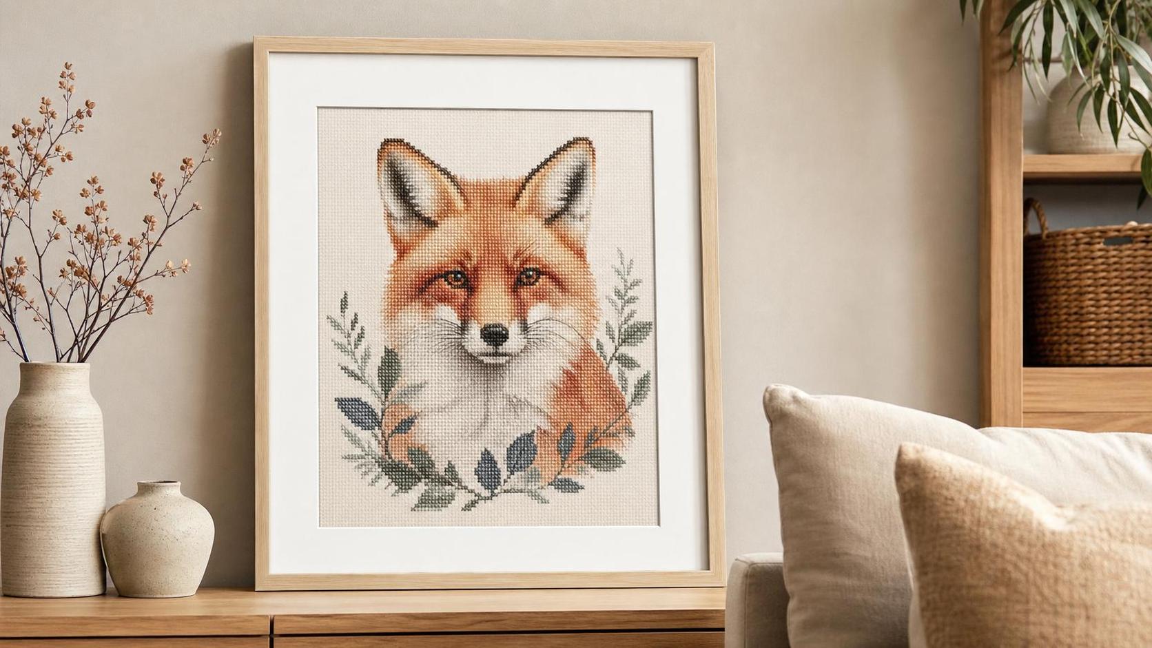 Can a Personalized Animal Cross Stitch Kit Match Modern Home Decor?