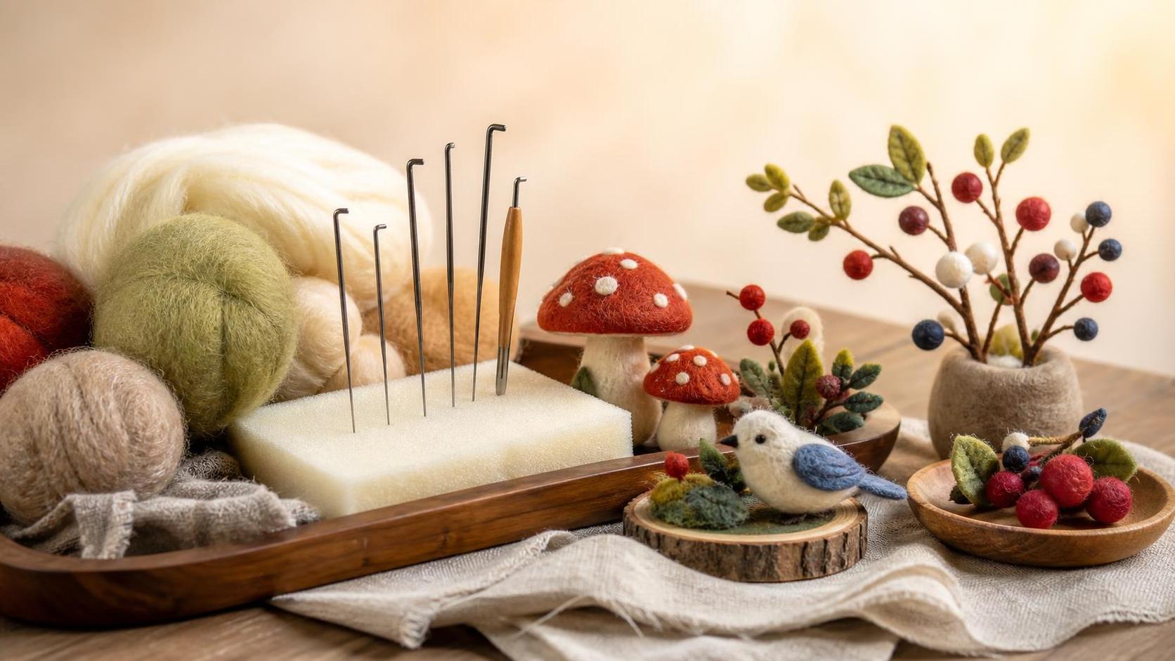 Sculptural Needle Felting Kits: Materials, tools, and color to get you started Sculptural Needle Felting Kits: Materials, tools, and color to get you started