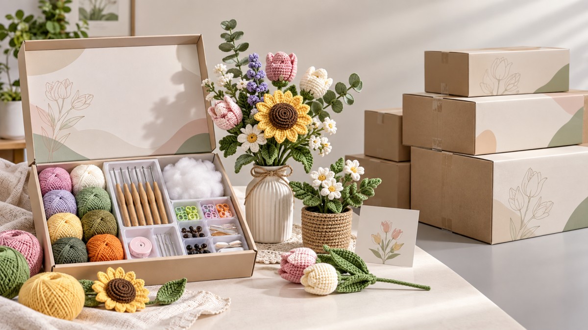 Private Label Crochet Kits: What Retailers Need From Wholesale Partners أطقم الكروشيه ذات العلامة التجارية الخاصة: ما يحتاجه تجار التجزئة من شركاء البيع بالجملة