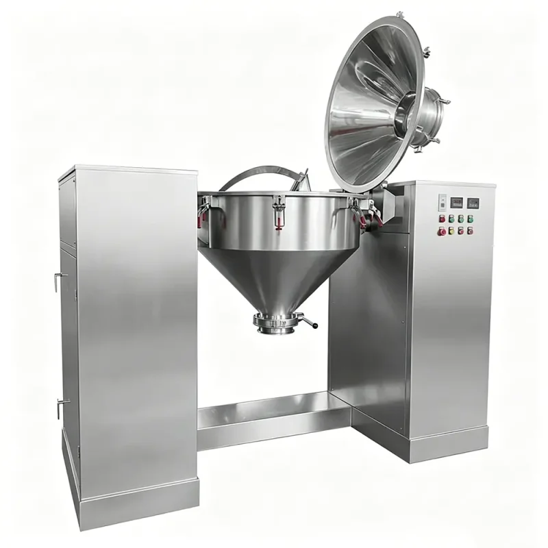 W Series Double Cone Mixer with Integrated Ribbon Agitator W Series Double Cone Mixer with Integrated Ribbon Agitator