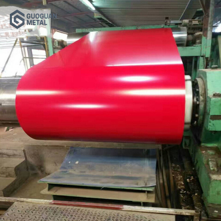 Bobina de acero galvanizado con revestimiento de color PPGI