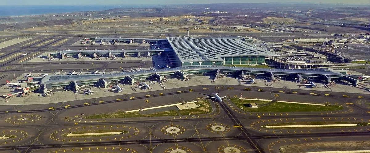 Terminal del aeropuerto de Estambul, Turquía