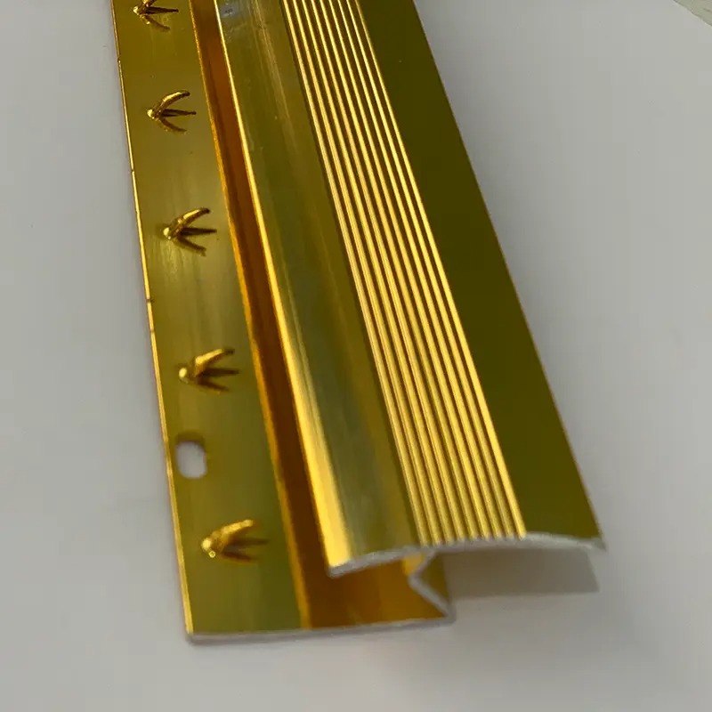 Aluminium carpet tack strip dge trim tack strip for underlay