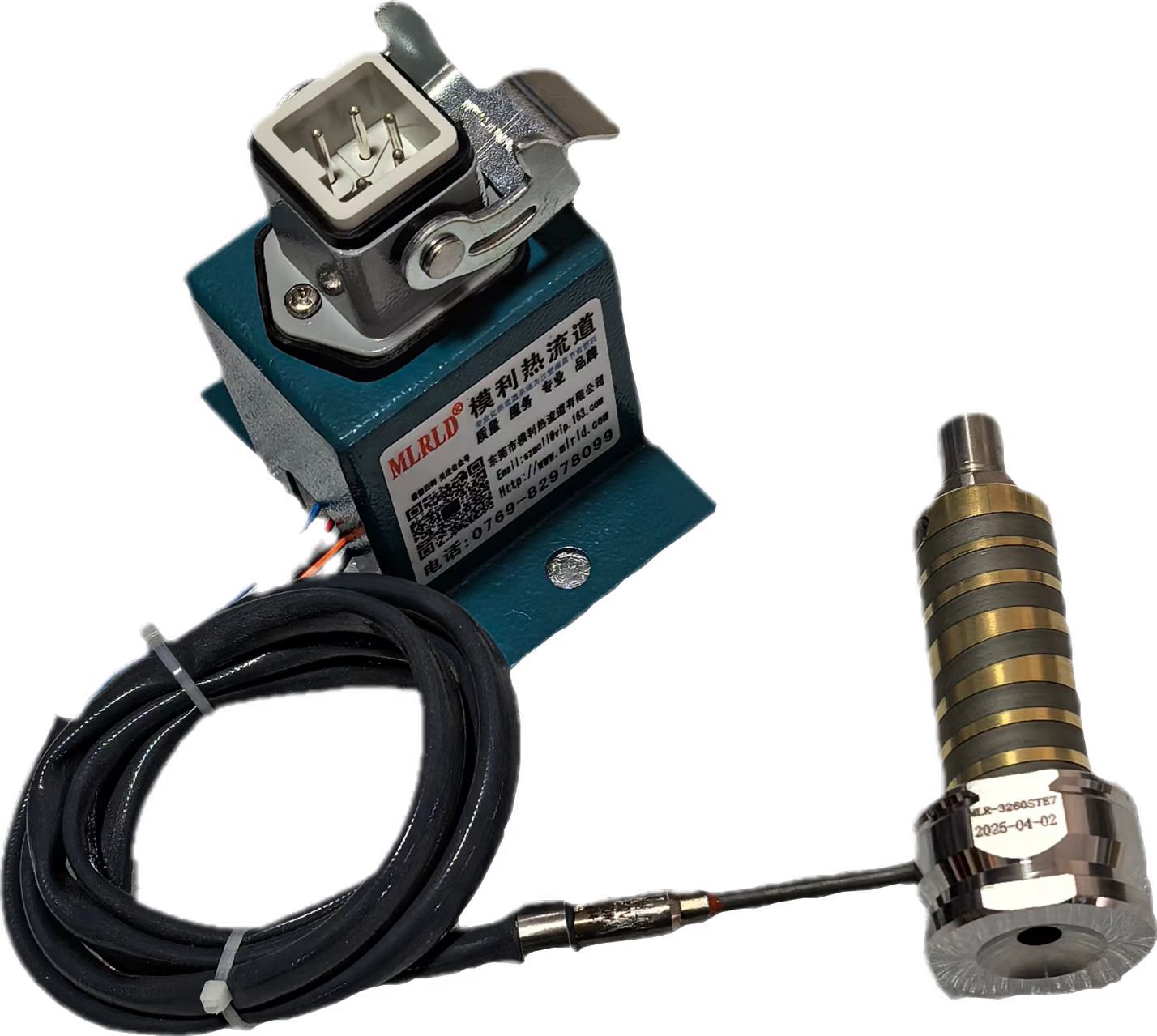 Single-point open hot nozzle