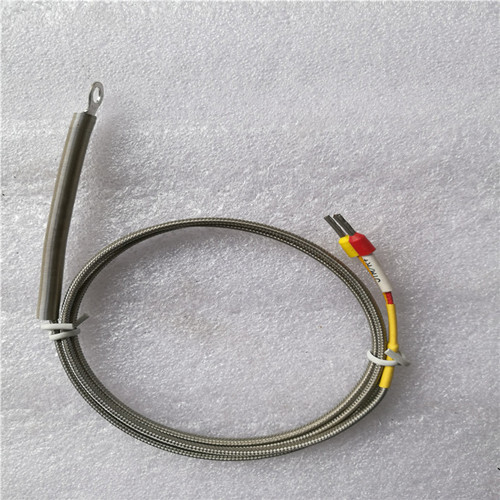 J Temperature-sensing thin pad thermocouple