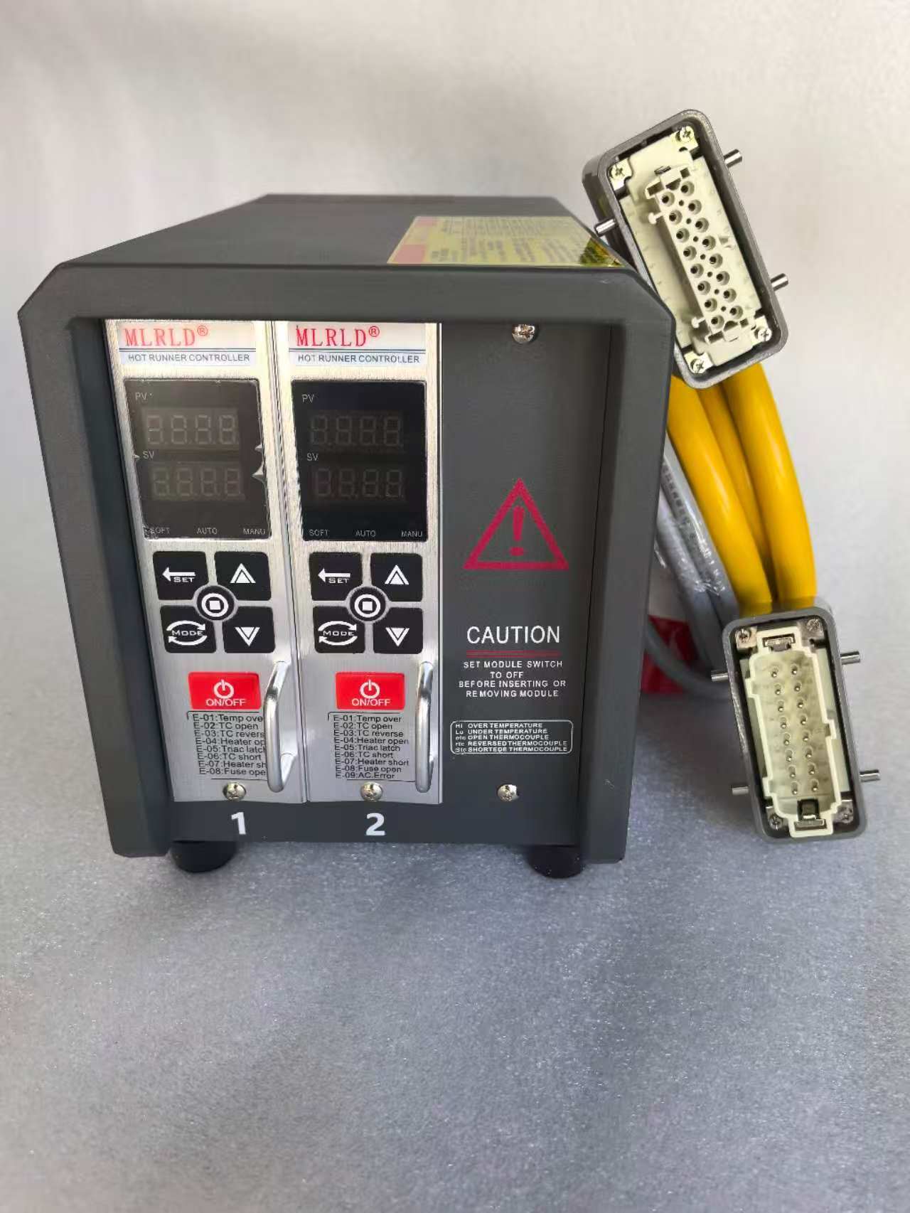 Two sets of temperature control boxes