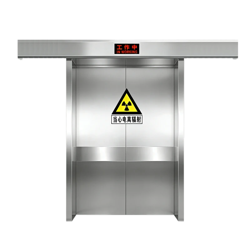 Electric sliding lead door