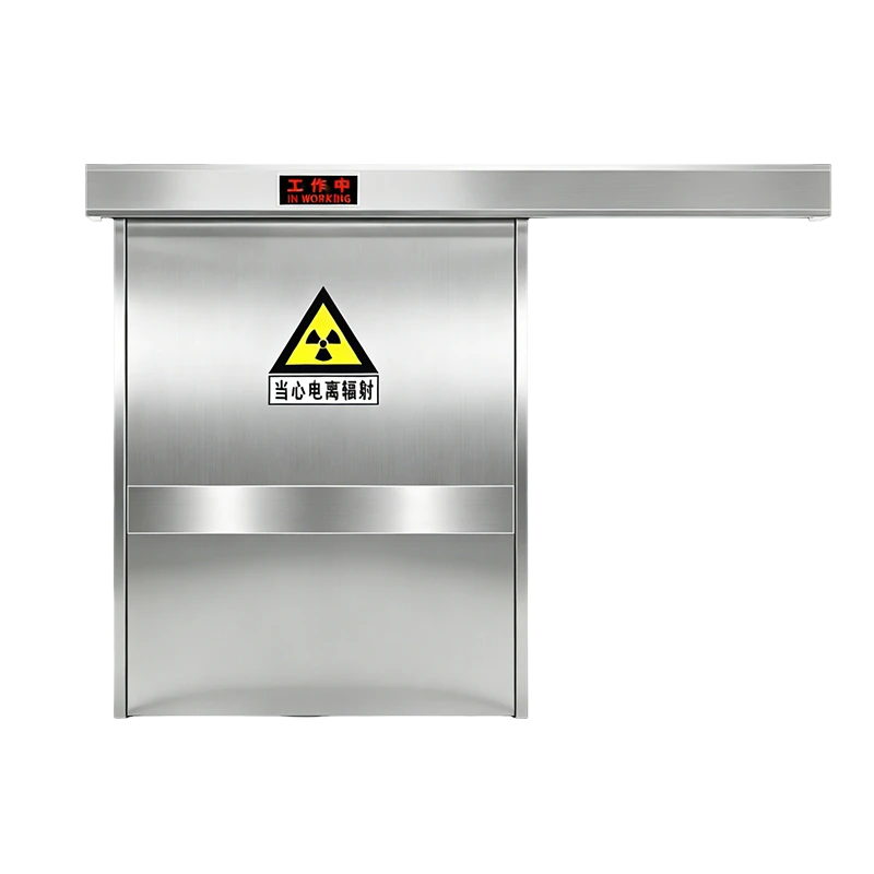 Electric sliding lead door