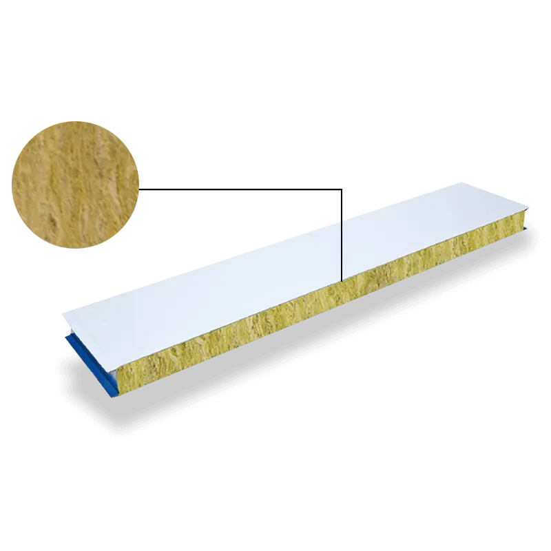 Manufactured Rock Wool Color Steel Sandwich Panel