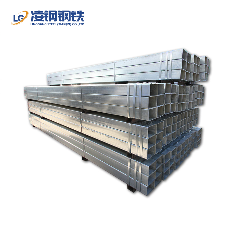 Galvanized Steel Box Pipe Gi Hollow square Pipe Tubular