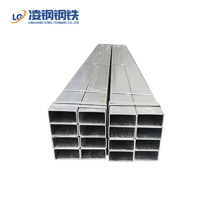 Galvanized Steel Box Pipe Gi Hollow square Pipe Tubular