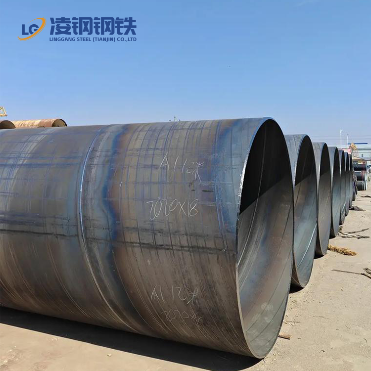 Astm A252 Spiral Submerged-Arc Welded Pipe Steel Piles 500mm Diameter Ssaw Pipe Suppliers