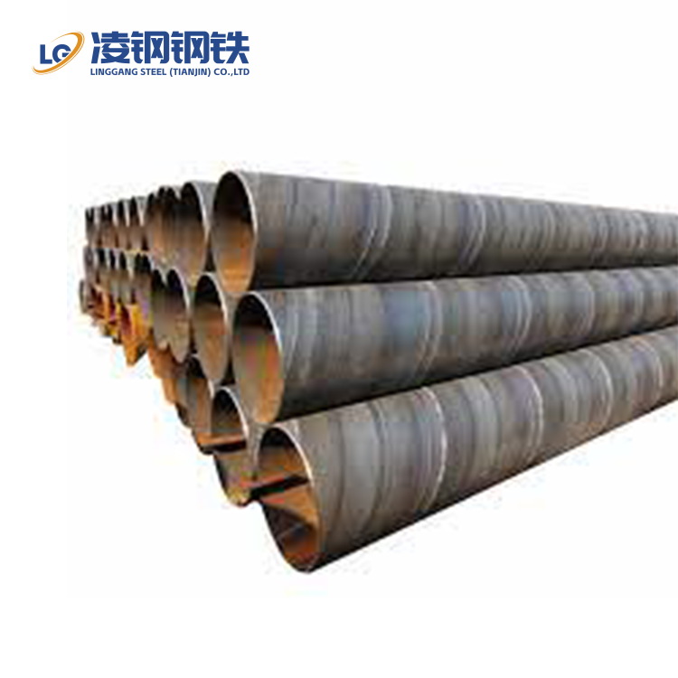 Q235 Q345 SSAW SSAW Spiral Steel Pipe Tube