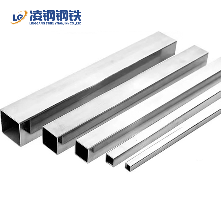 Square Tube Steel 304 316 316L Perforated Square Pipe Steel Tubing Seamless Stainless Steel Pipe