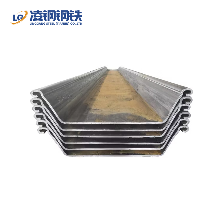 Hot Rolled U &Z Type WRU7 WRU9 Steel Sheet Piling Pile