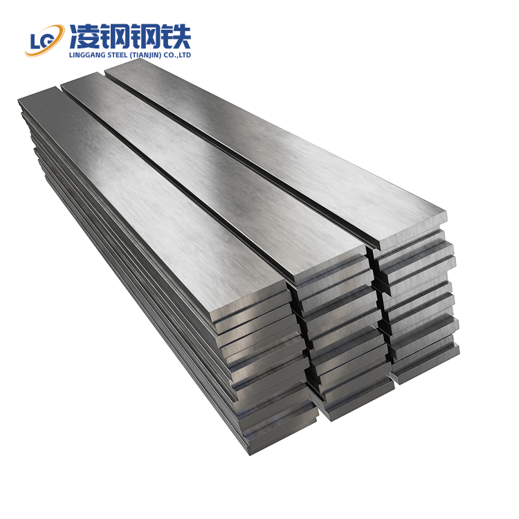 Hot-rolled flat carbon steel bars / S275 Dc53 St52 mild steel flat bars / 1045 1075 1095 steel hot-rolled flat bars