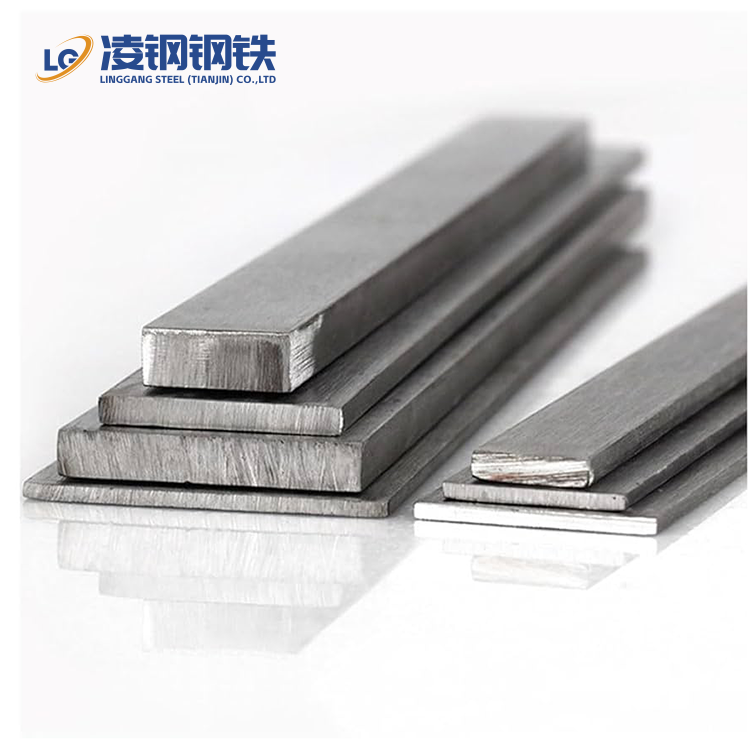 Hot-rolled flat carbon steel bars / S275 Dc53 St52 mild steel flat bars / 1045 1075 1095 steel hot-rolled flat bars