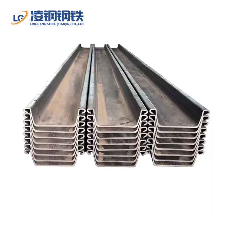Cold Rolled Z Steel Sheet Pile / Q235 Q345 Carbon Steel Sheet Pile