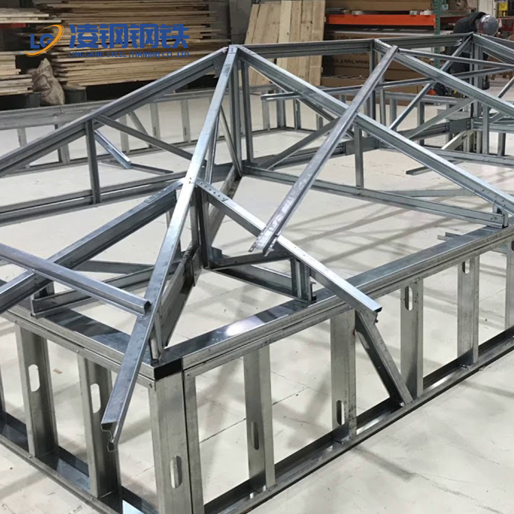 Prefab Engineering Galvanized Steel Warehouse Buildings Design Structure Truss Purlin Barn Shed Horse Arena