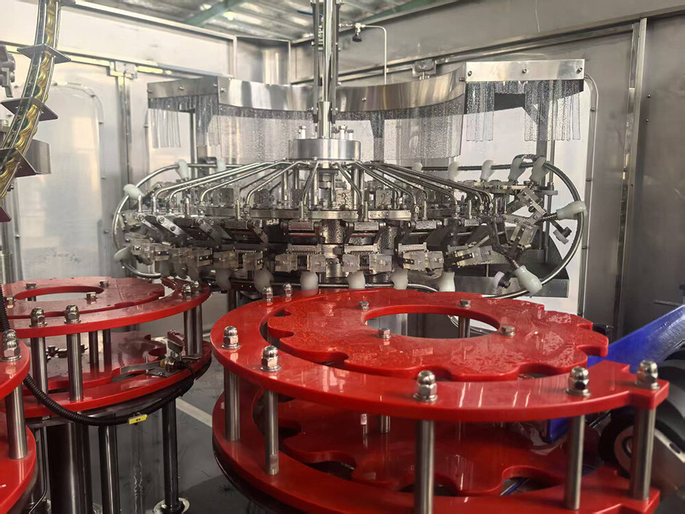 Glass bottle filling