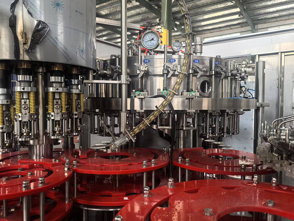 Glass bottle filling