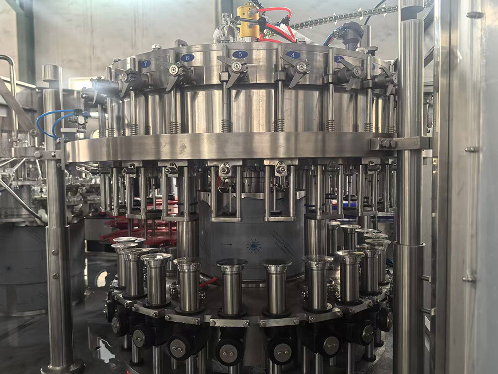 Glass bottle filling