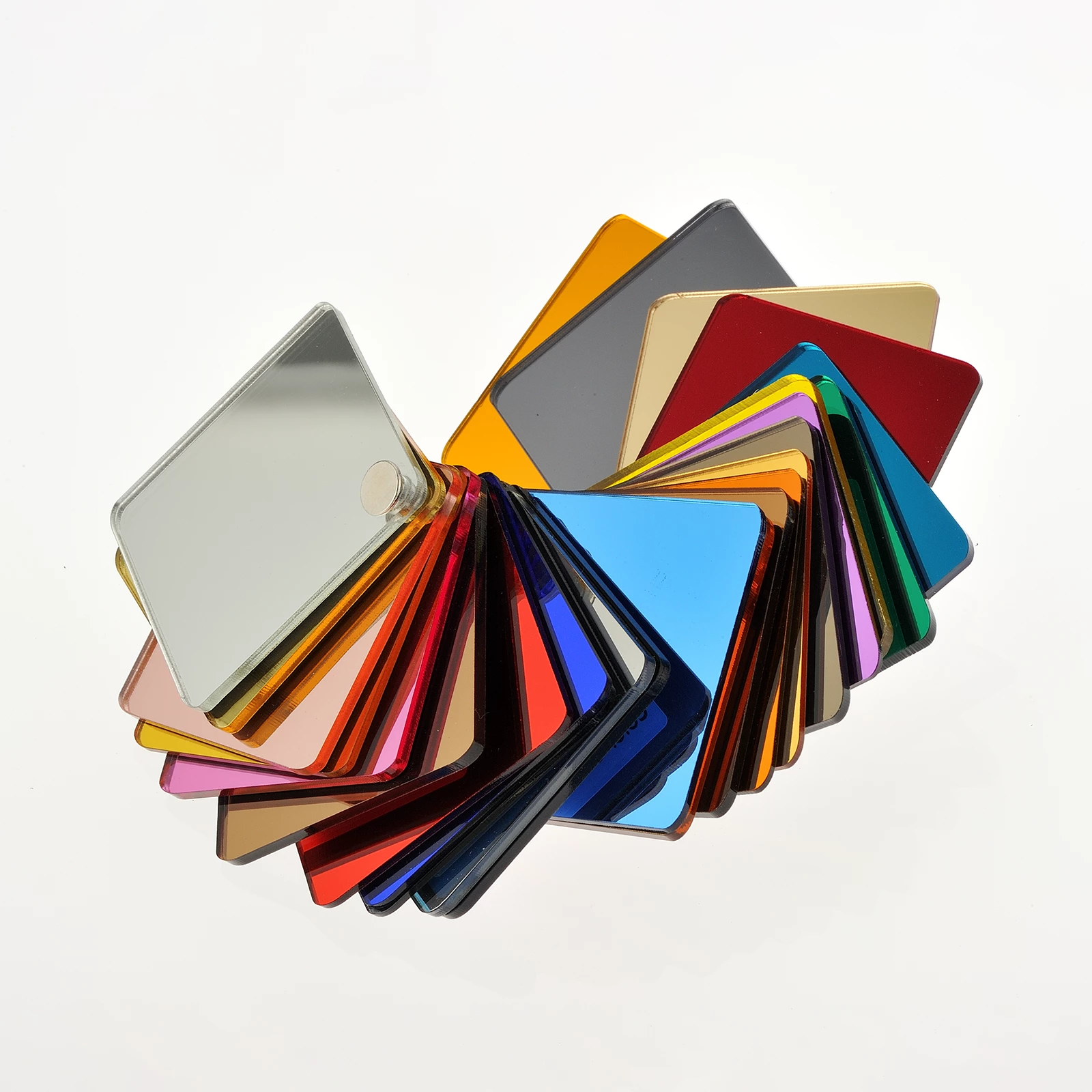 Cast mirror acrylic plastic board