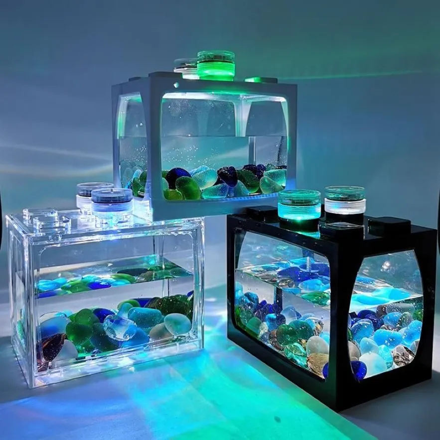 Customized Small Acrylic Fish Tank for Desk