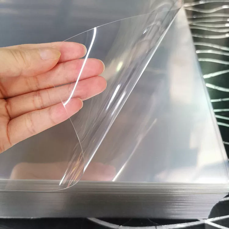 700*1000 0.2mm Clear Pet Sheet PET Plastic PET Film For Printing