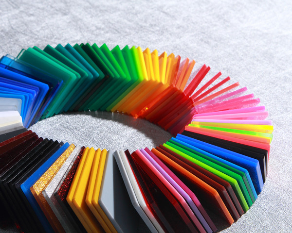 5x7 inch white black pink orange plexiglass acrylic