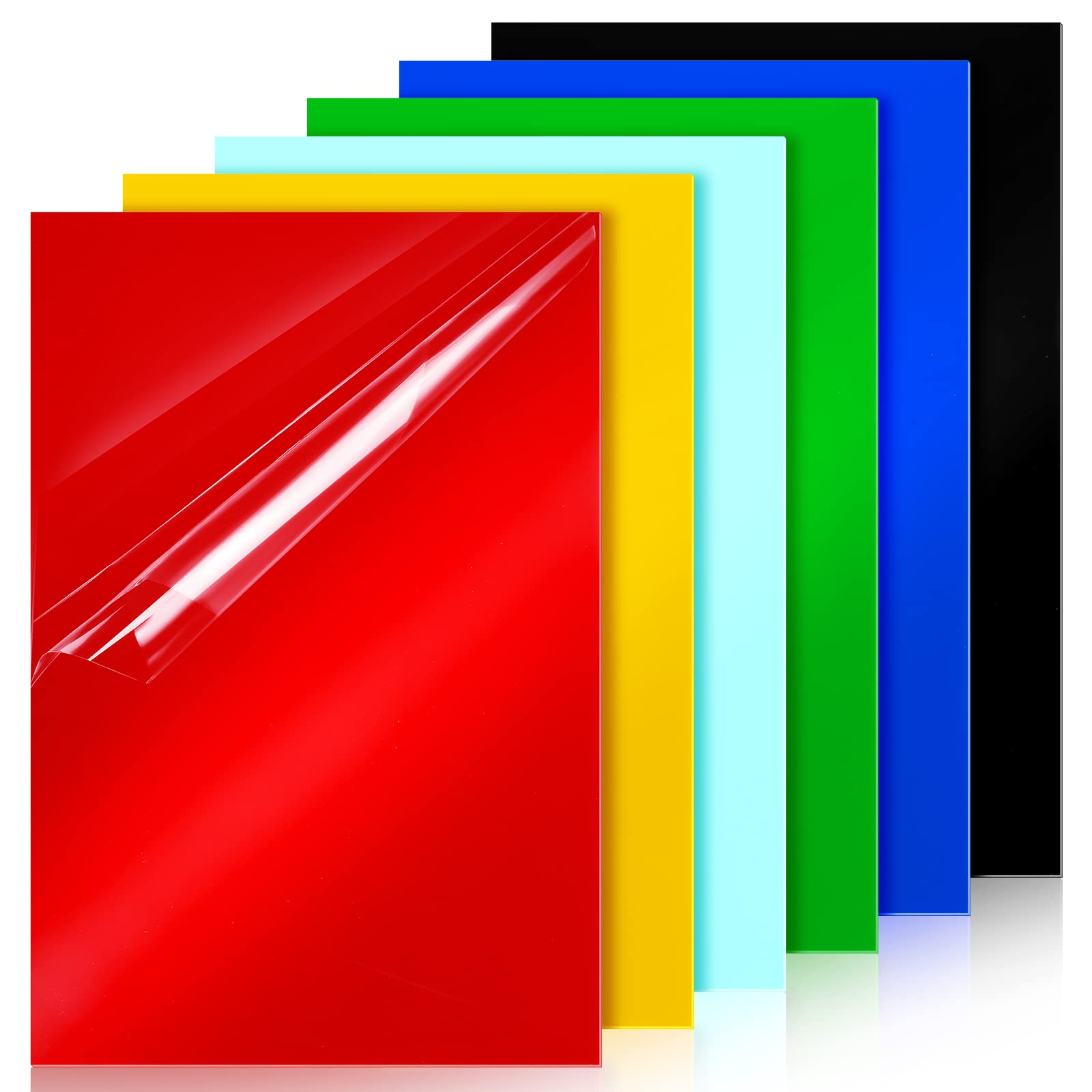 Colorful curved plexiglass high-gloss wall colored acrylic board