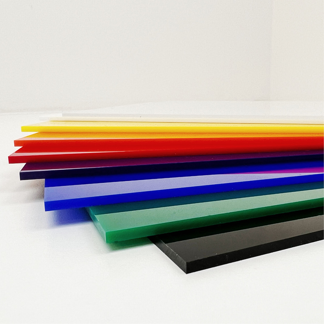 Laser Cut Color PMMA Advertising Acrylic Board