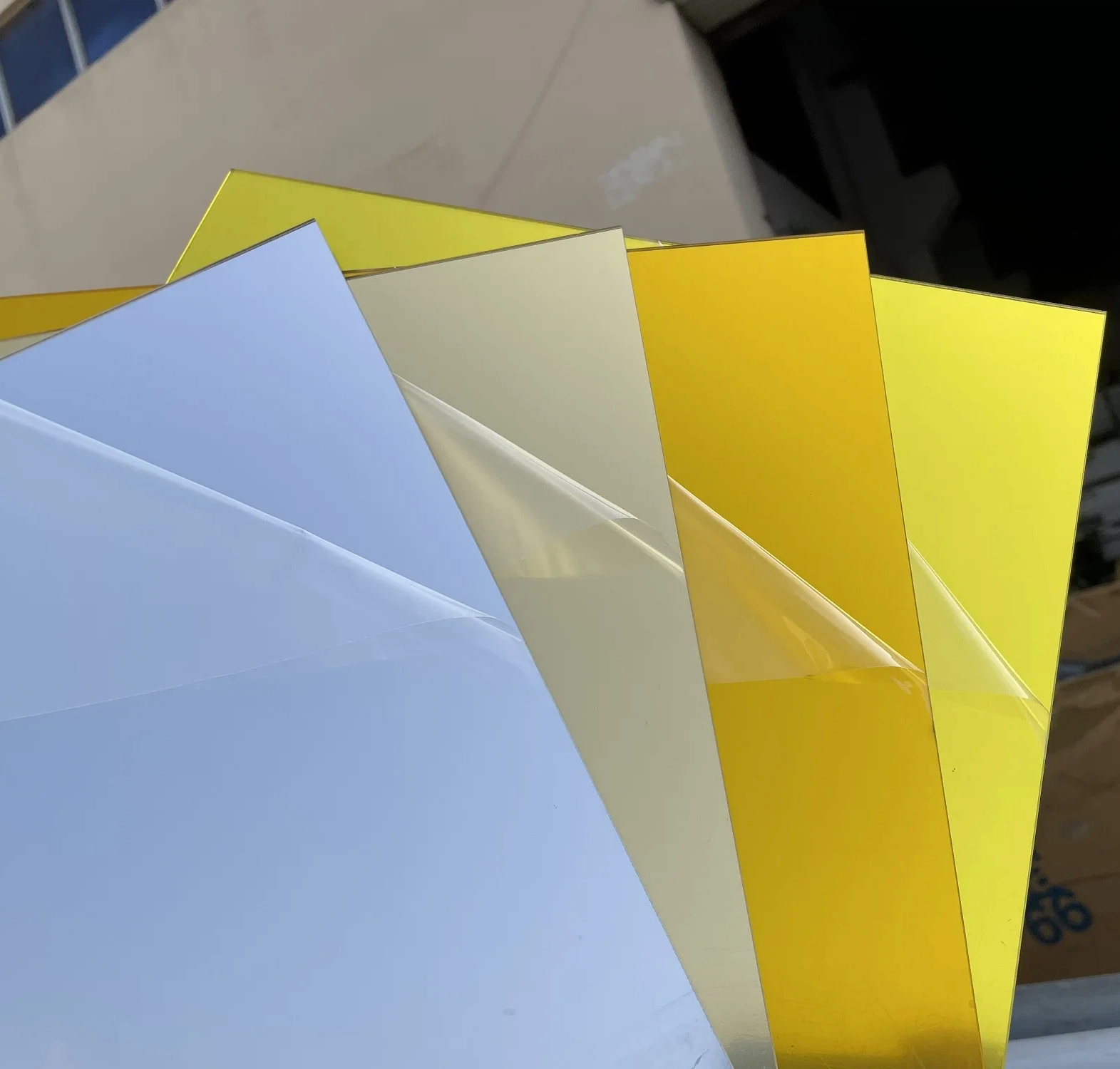 Decorative mirror acrylic board