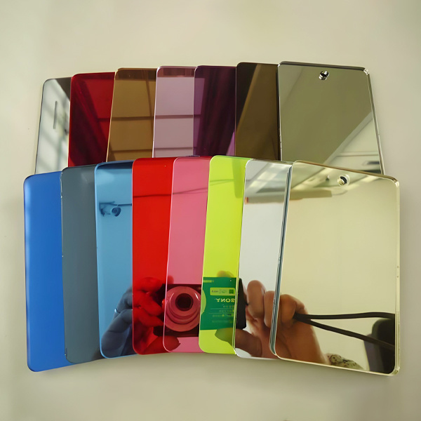 Cast mirror acrylic plastic board