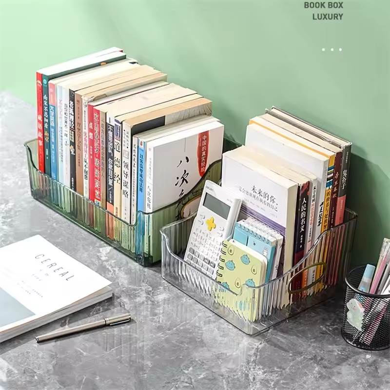 Customized Acrylic Book and Newspaper Storage Box