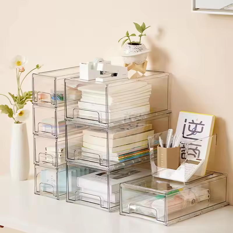 Customized Acrylic Book and Newspaper Storage Box