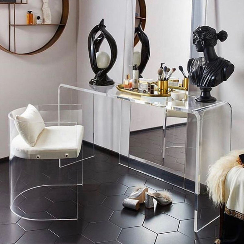 Customized Acrylic Transparent Dressing Table