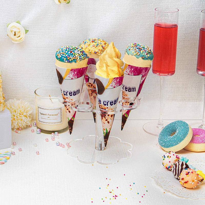 Acrylic Ice Cream Display Stand