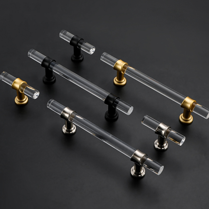 Acrylic Punch-free Sliding Door Handle