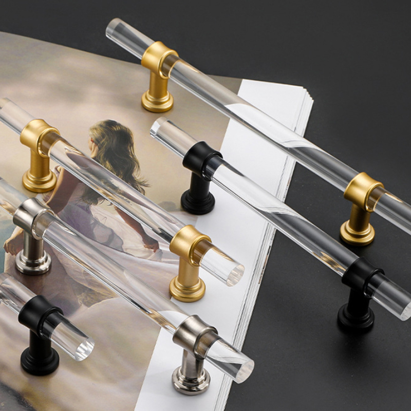 Acrylic Punch-free Sliding Door Handle