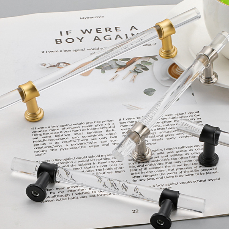 Acrylic Punch-free Sliding Door Handle